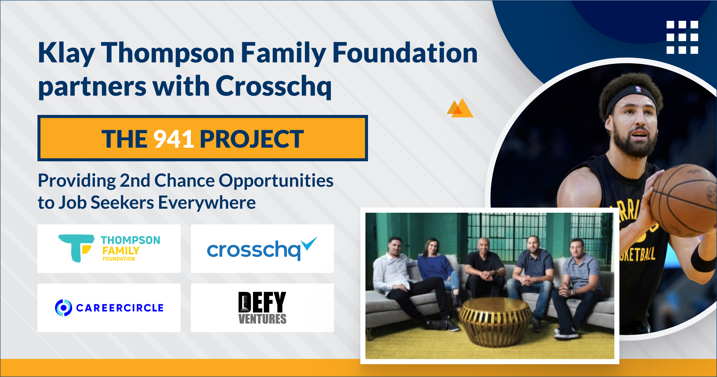 Crosschq Teams Up with NBA AllStar Klay Thompson to Provide 2nd Chance